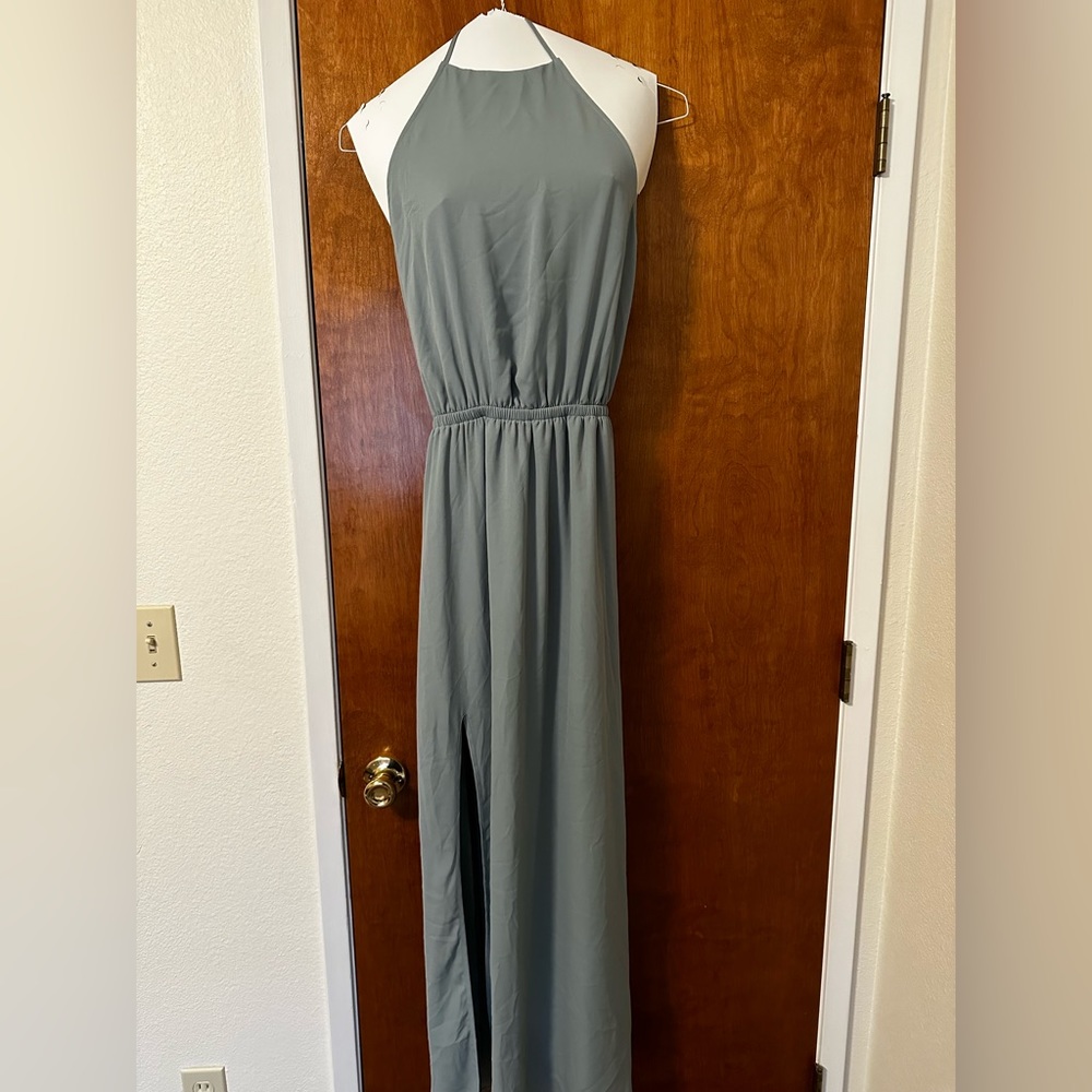 Heather halter dress